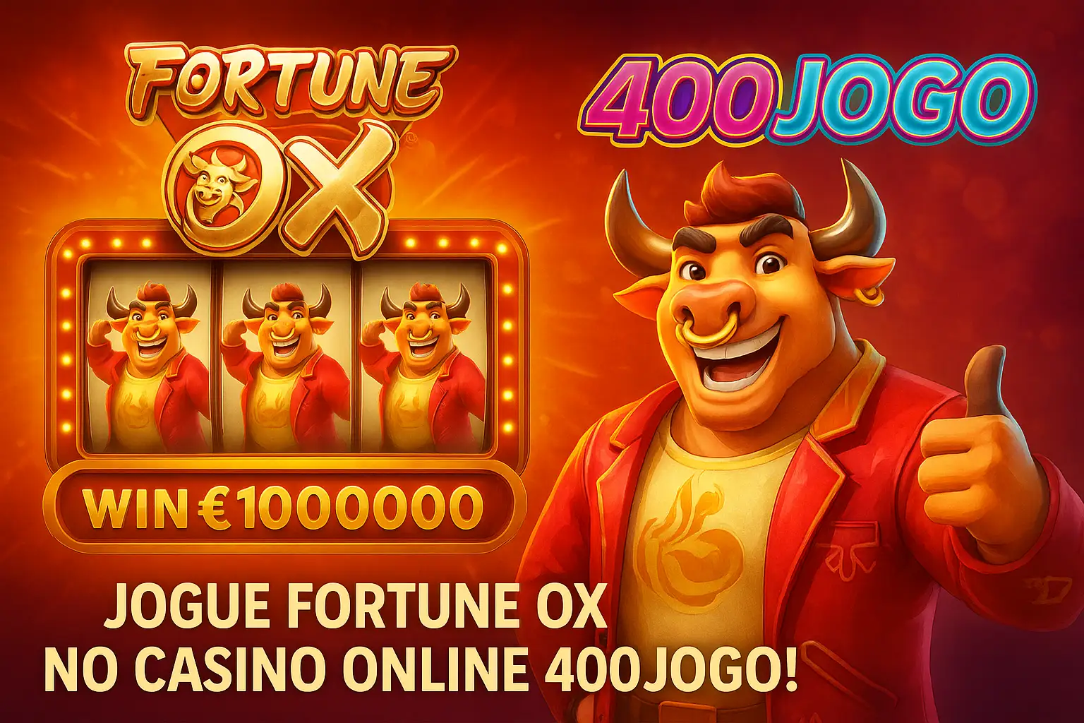 Fortune Ox no 400JOGO - Aposte Agora e Reivindique Seus Ganhos